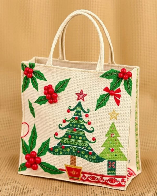 Jute Christmas Bag